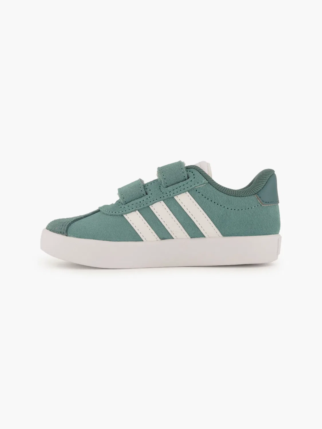 Детские кроссовки для мальчиков с липучками Adidas, Зеленый — фото 2