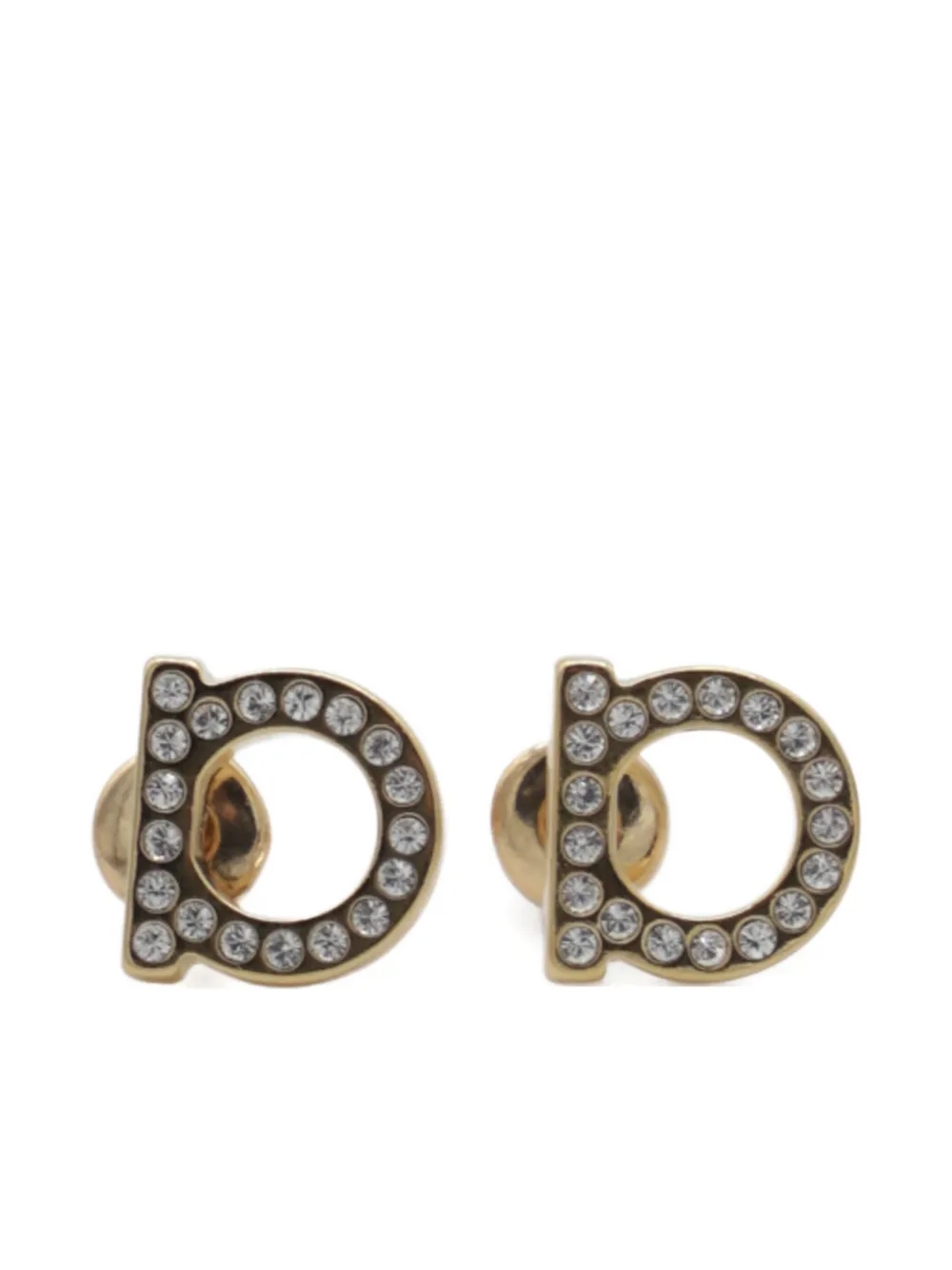 

Серьги Gancini, украшенные кристаллами Ferragamo, золотой