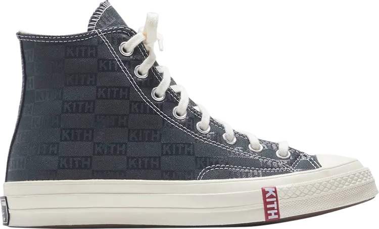 

Кроссовки Converse Kith x Chuck 70 High Scarab Monogram, зеленый