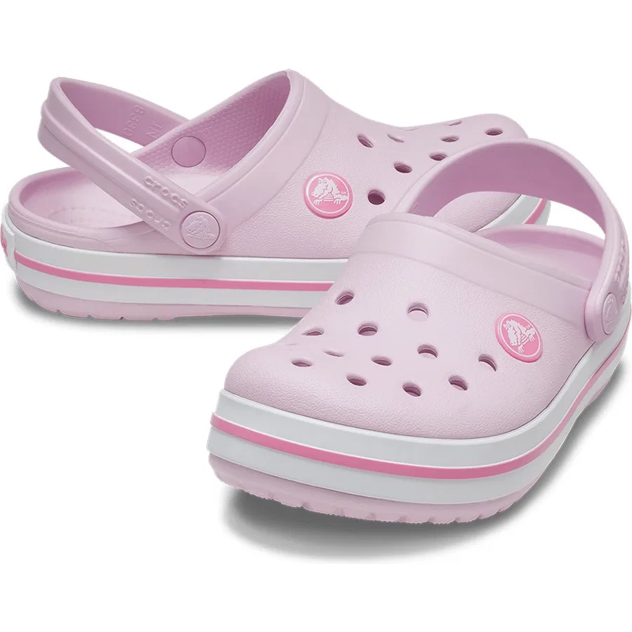 Шлепанцы Crocs Crocband Clog T, Розовый — фото 3