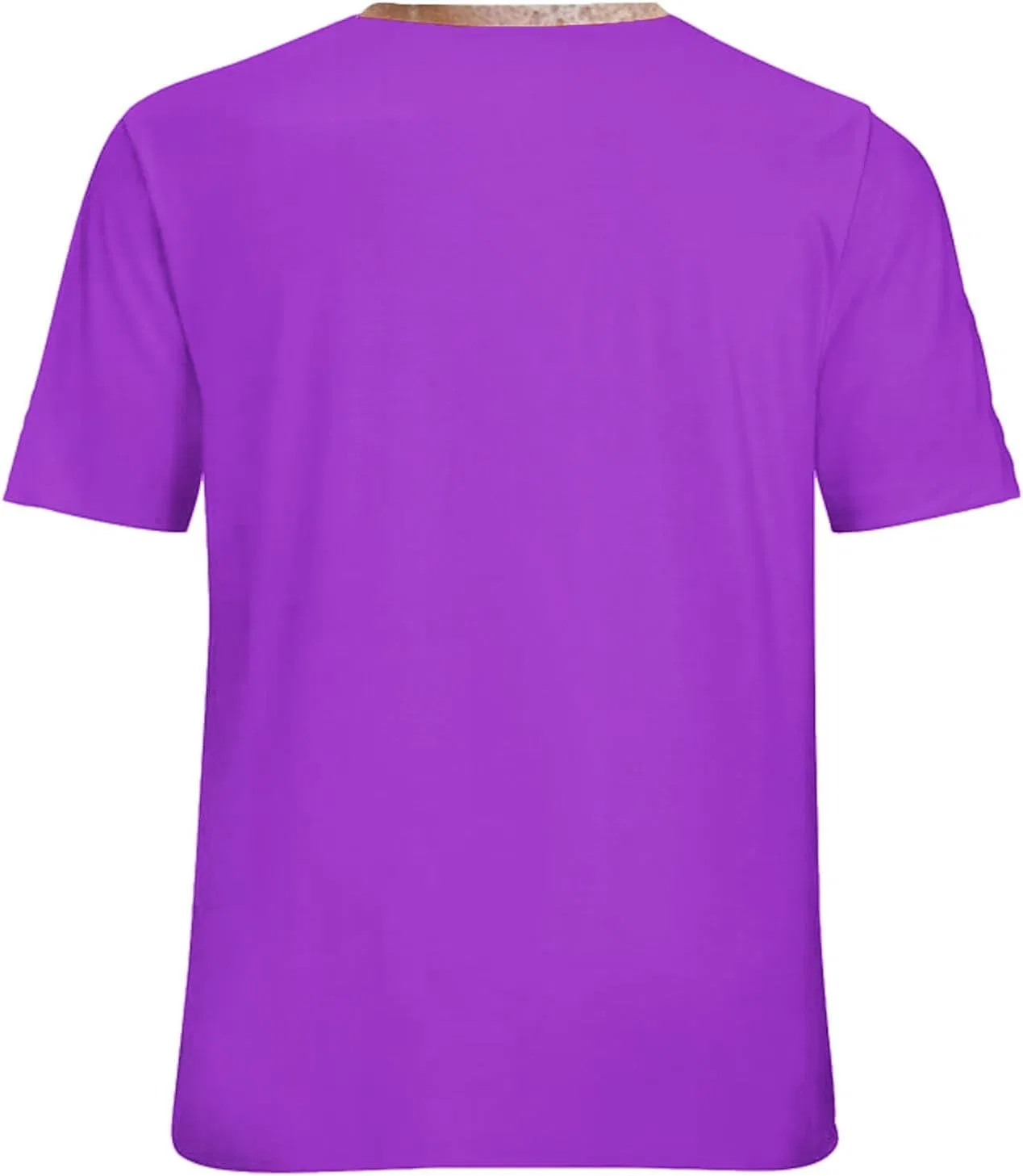 Мужская футболка с графическим принтом, Loose Fit, #F19-purple — фото 3