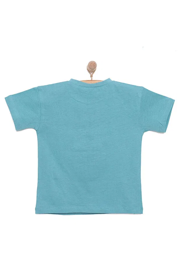 Детская футболка с принтом Mickey Mouse Men's Tshirt Baby Boy Disney, Green — фото 2