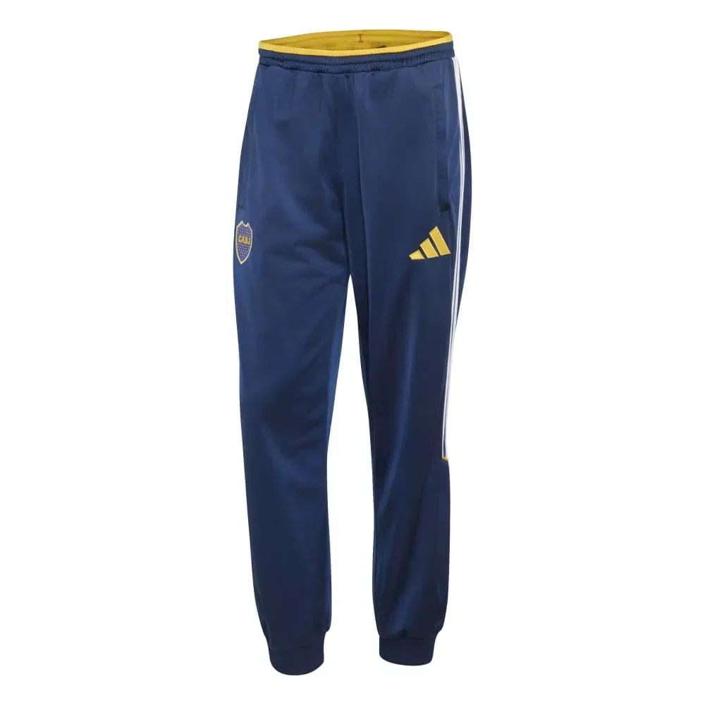 Мужские спортивные брюки с принтом Boca Juniors Anniversary Adidas, Blue — фото 3