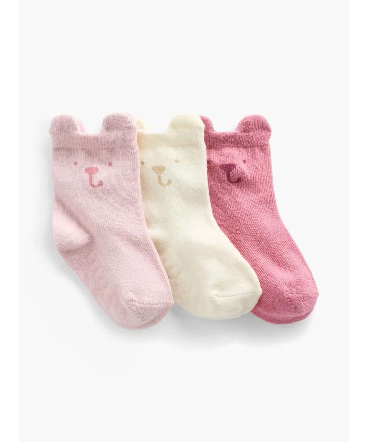 Детские носки с принтом Brannan Bear, комплект из 3 пар GAP, Pink