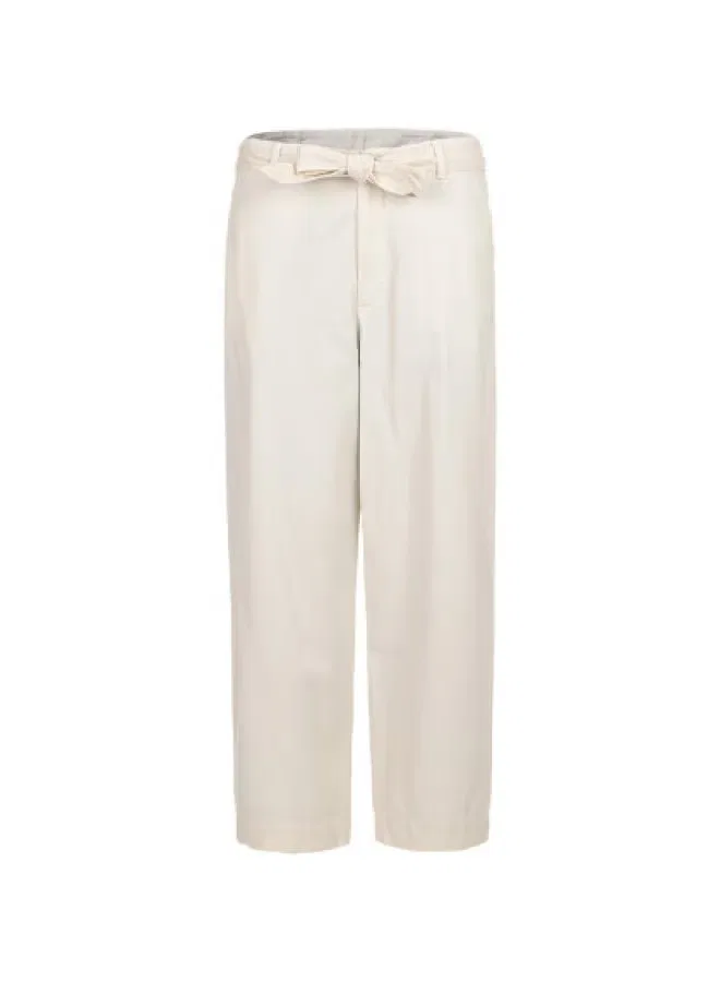 Брюки хлопковые мягкие комфортные Zara, теплый белый