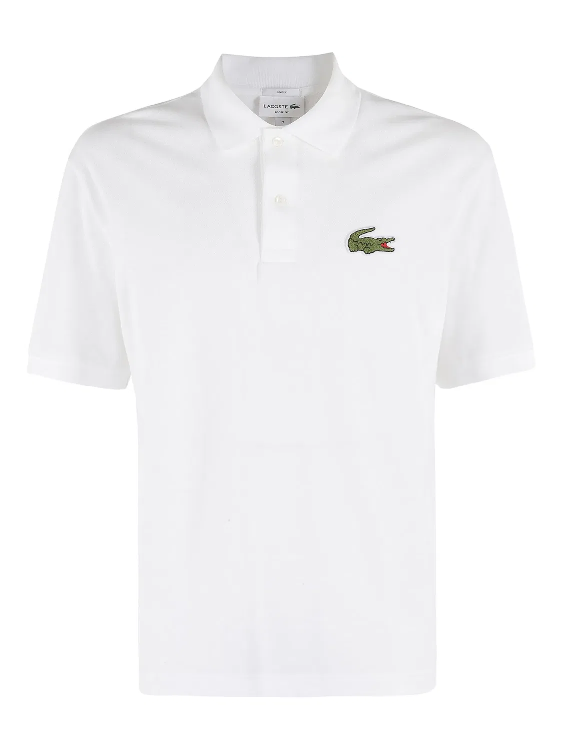 Поло из органического хлопка Lacoste, белый