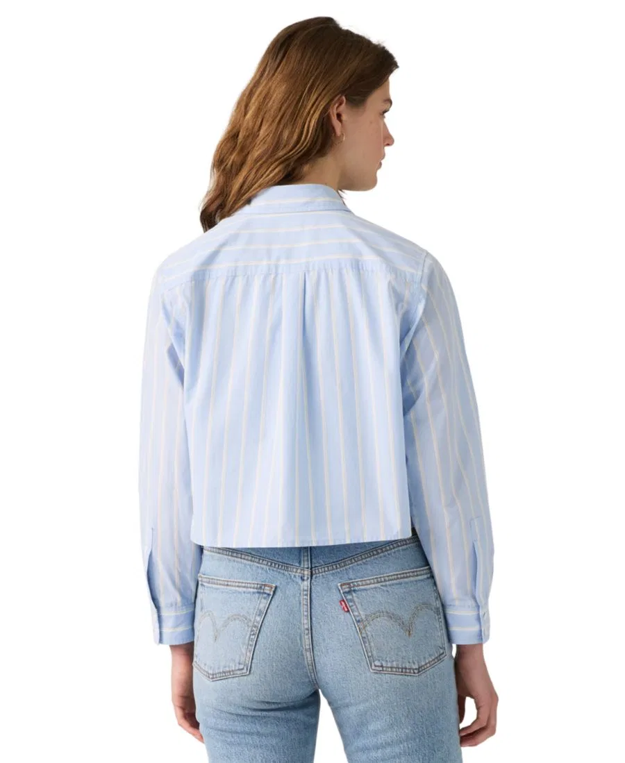 Женская рубашка с длинным рукавом Sully Levi's, Adora Stripe Chambray Blue — фото 4