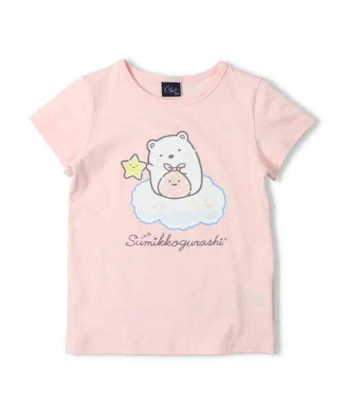 Детская футболка с принтом Sumikko Gurashi Crescent, Sax Blue — фото 2