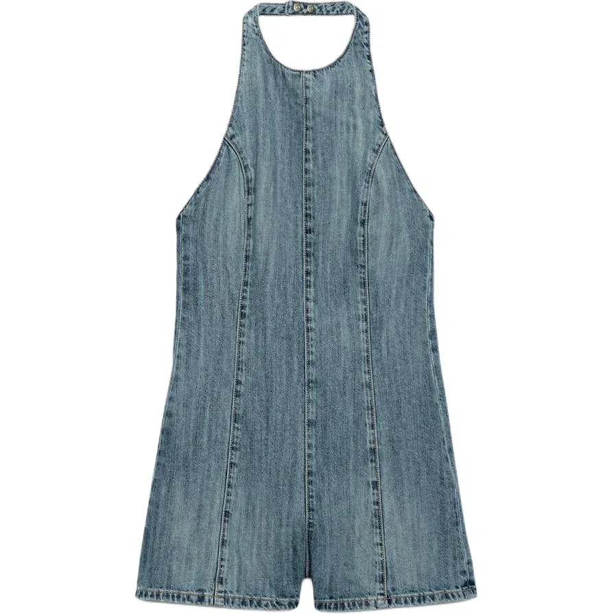 Женский комбинезон с принтом Trf ZARA, Blue