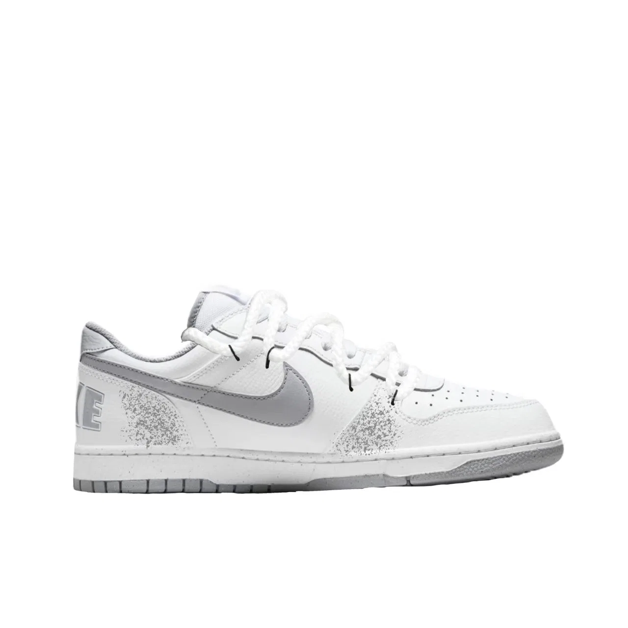 Кроссовки для скейтбординга Nike Big Low серые — фото 4
