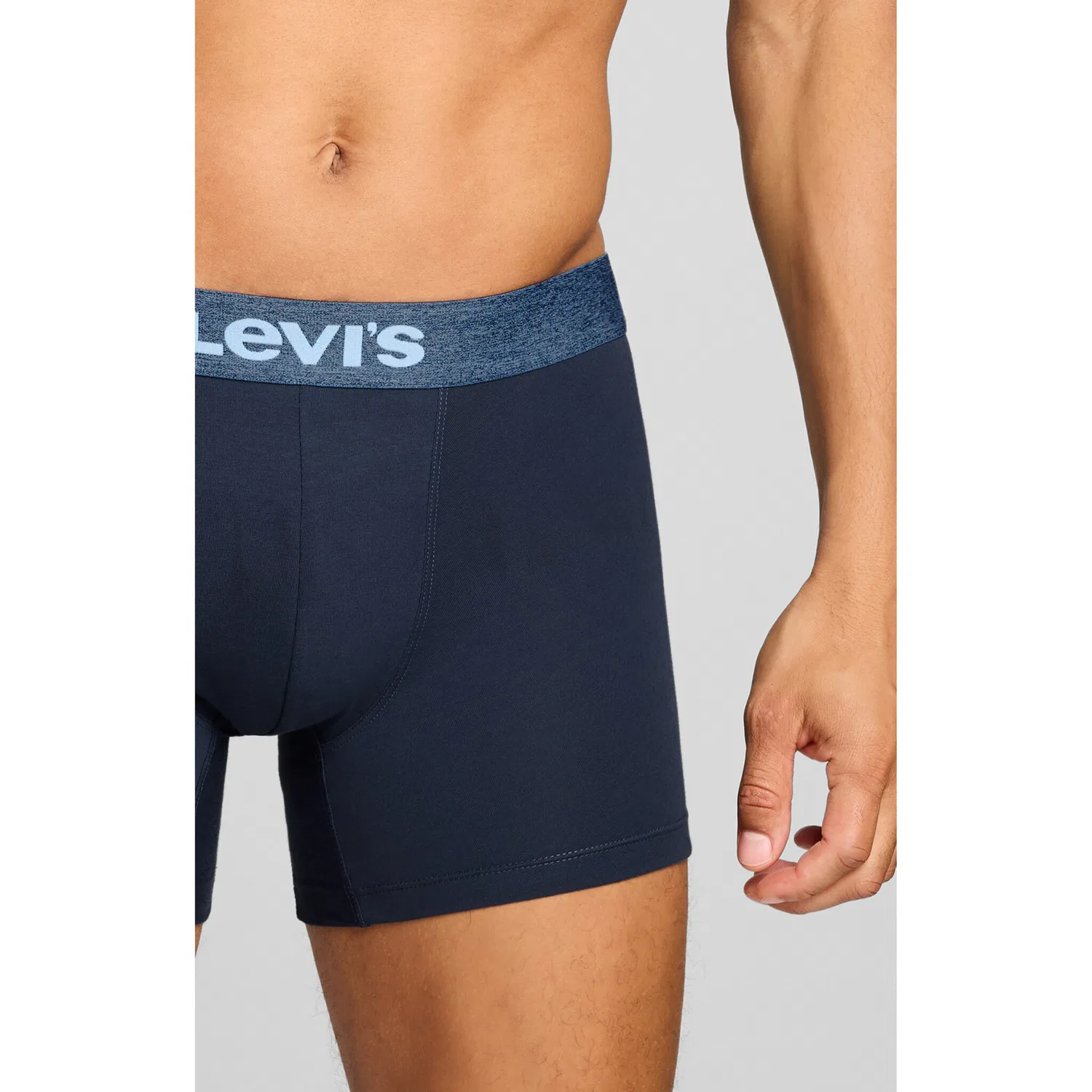 Мужские боксеры с фиксированным краем Levi's, Blue Combo — фото 4