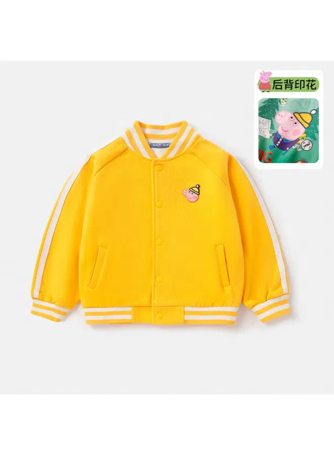 Кардиган детский универсальный Peppa Pig, абрикосово-желтый — фото 3