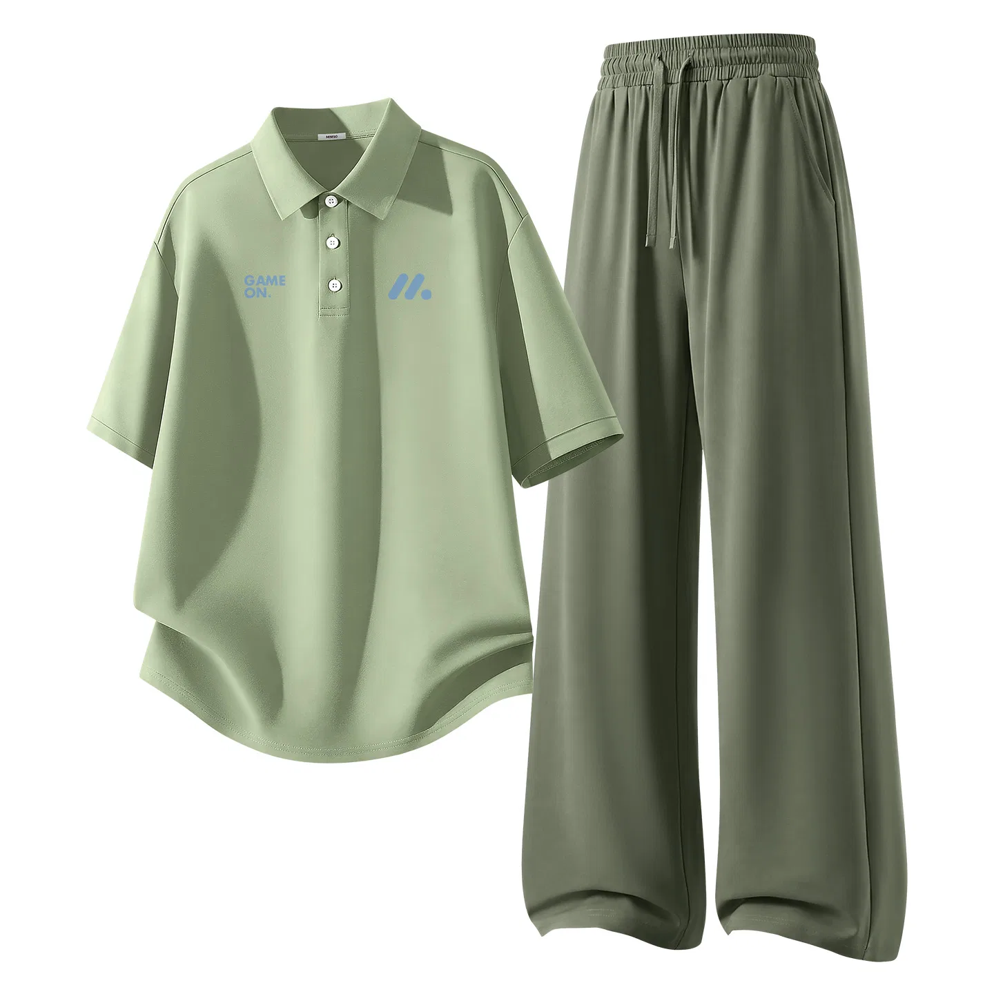 Детский комплект спортивной одежды 2 Pack MINISO, Gray Pea Green Olive Green