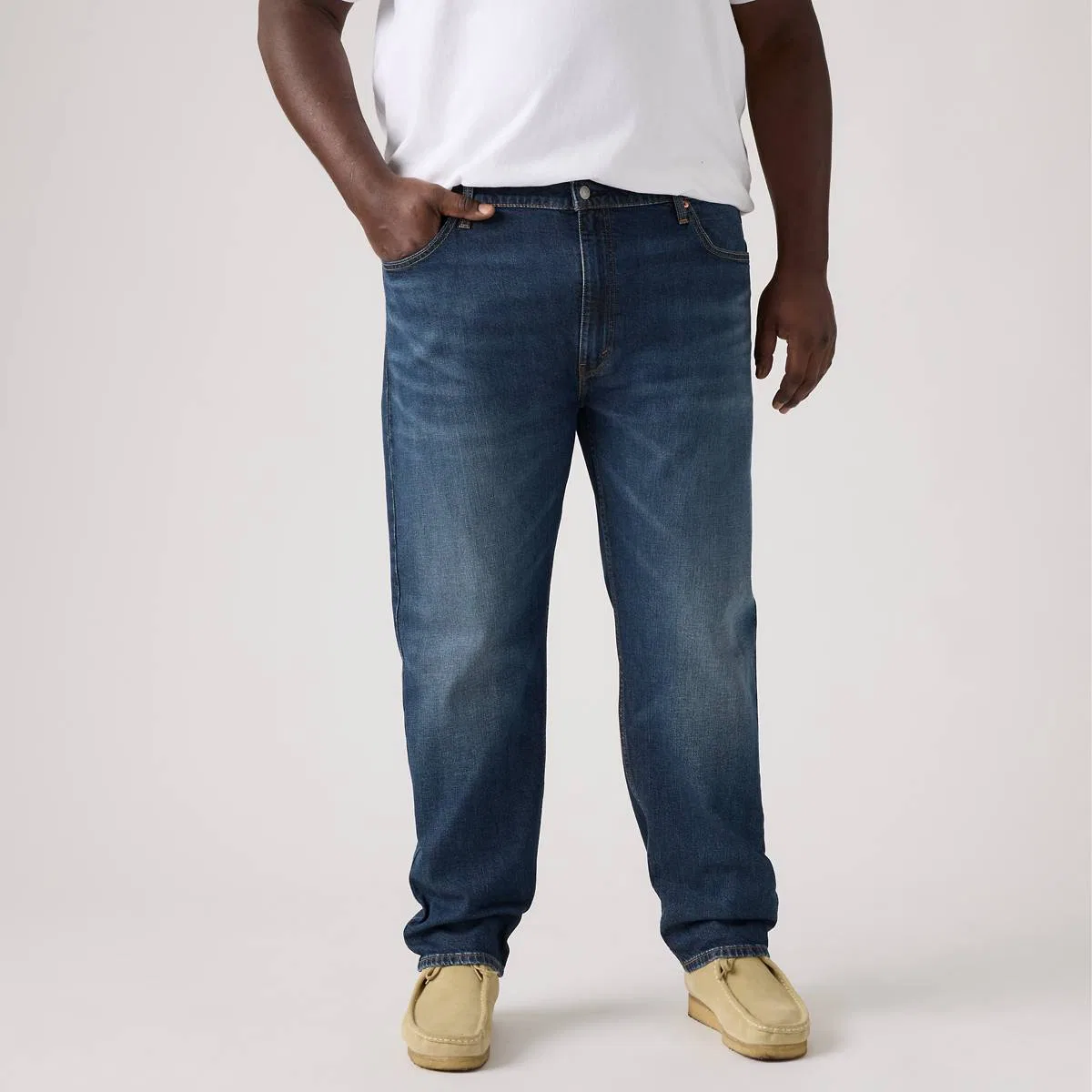 Мужские джинсы 502 зауженного кроя (большие размеры) Levi's, Blue Expanse - Dark Wash — фото 2