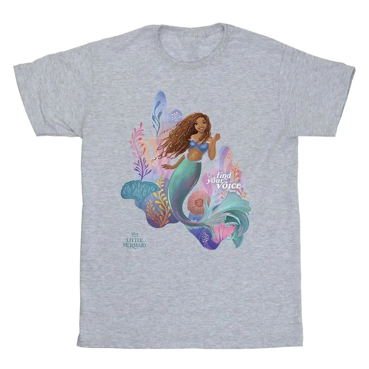 Детская футболка Voice The Little Mermaid, Grey