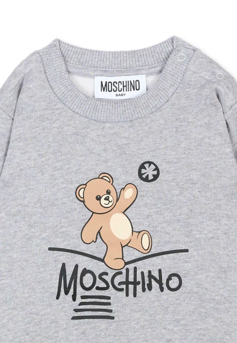 Толстовка Felpa унисекс Moschino, Grey — фото 3