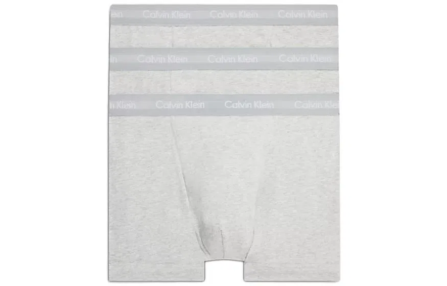 Мужские боксеры-слипы, комплект из 3 штук, Calvin Klein, Gray