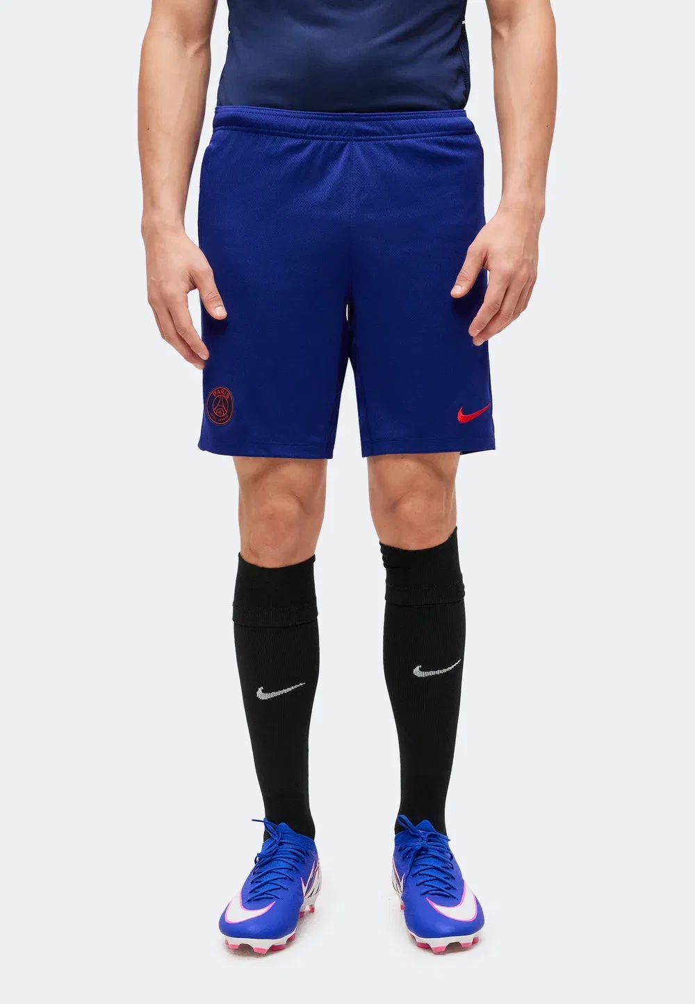 Короткие шорты ПСЖ - клубная одежда Nike Performance, Deep Royal Blue/Global Red