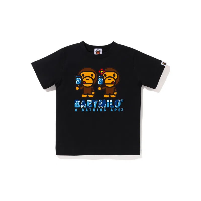 Детская футболка с круглым вырезом Pre School A BATHING APE, White WHX — фото 3