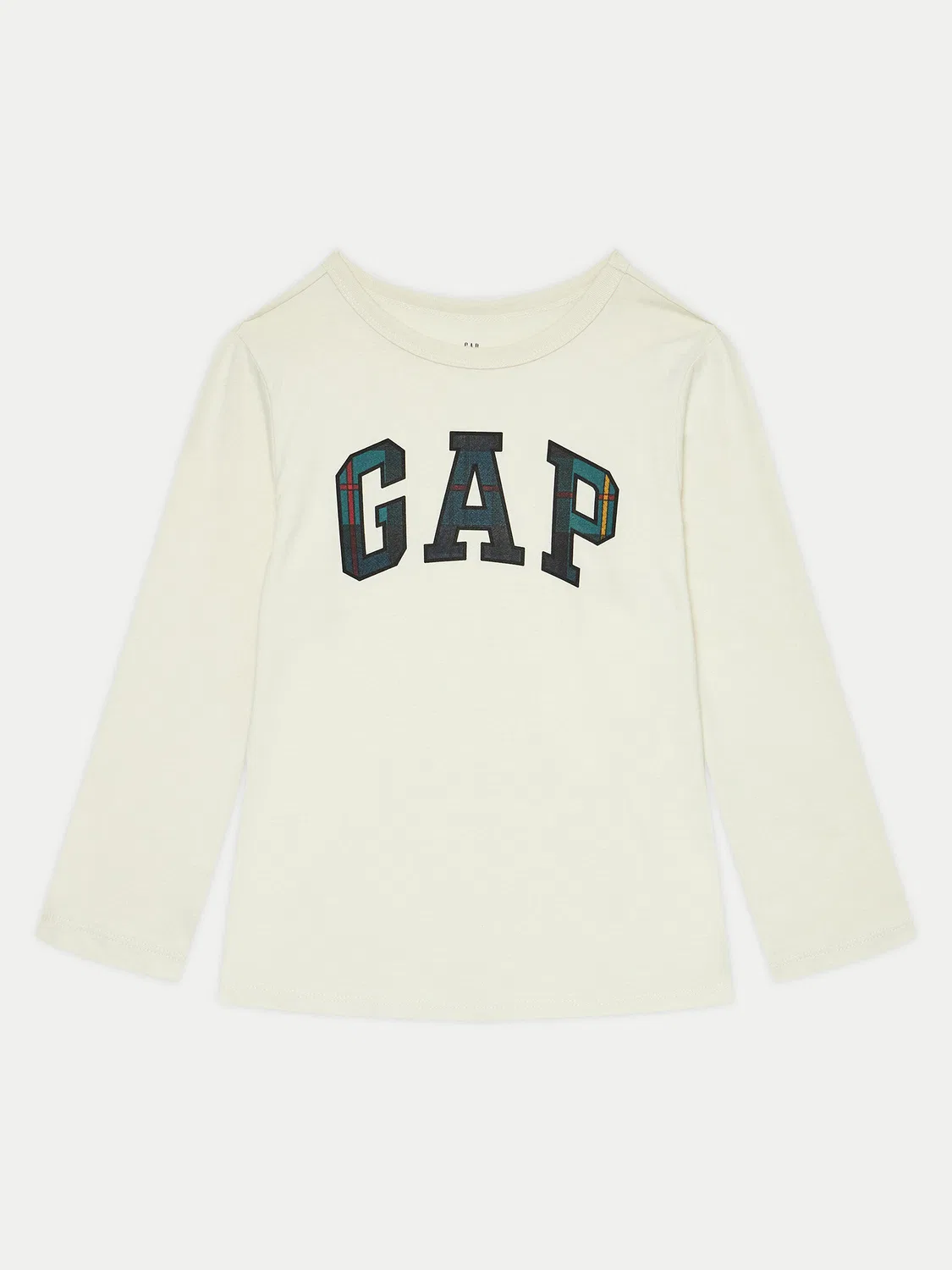 Лонгслив стандартного кроя для мальчика Gap, бежевый