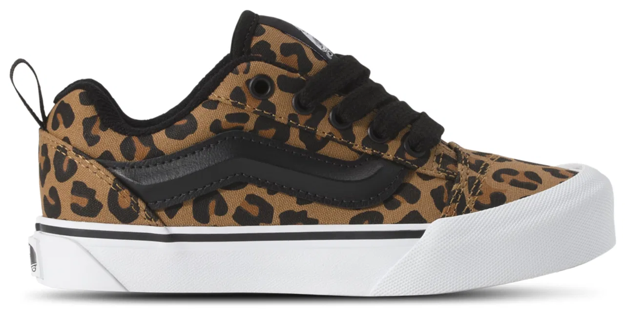 Детские кеды Knu Skool Leopard Vans, коричневый/черный