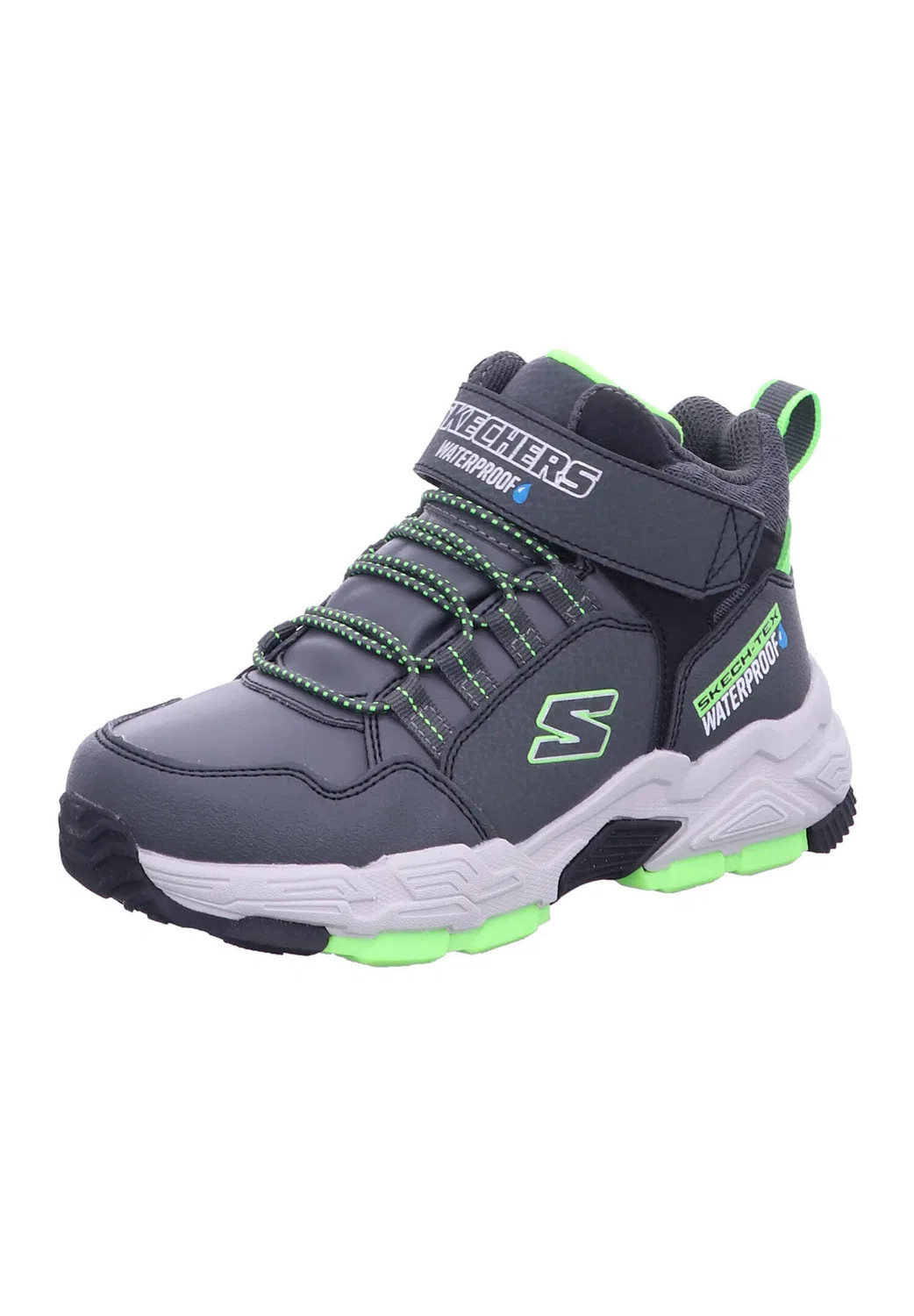 Детские кроссовки для мальчиков с высоким берцем DROLLIX - VENTURE RUSH Skechers, Цвет Grau
