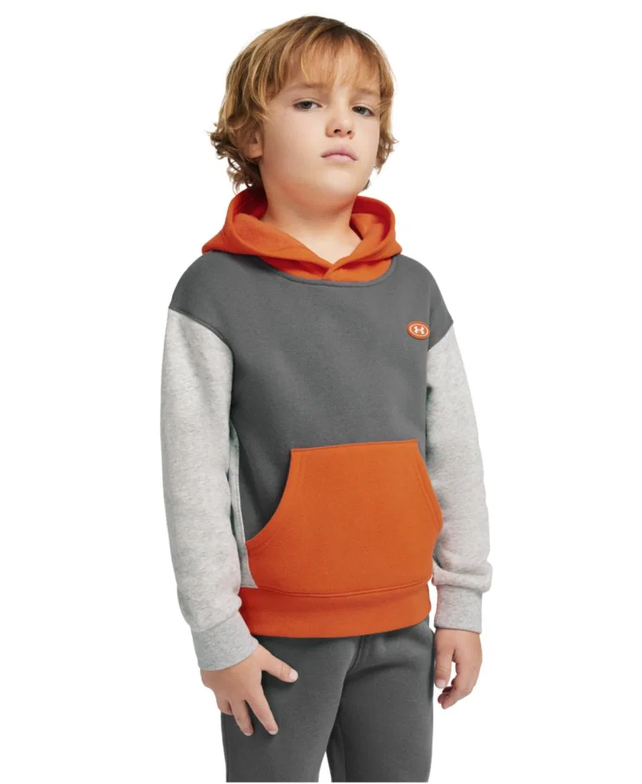 Комплект из футера с капюшоном и брюк, Rival Fleece Under Armour, Gray — фото 3