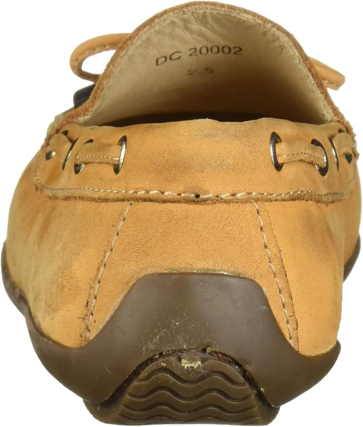 Детские туфли-лоферы с бантом Nantucket 2.0 Tiebow Driver Club USA, Tan Nubuck — фото 3