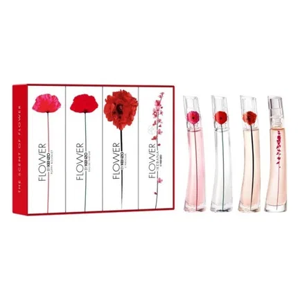 Парфюмерный набор цветочный Kenzo Flower By Kenzo Poppy Bouquet, 4ml Each