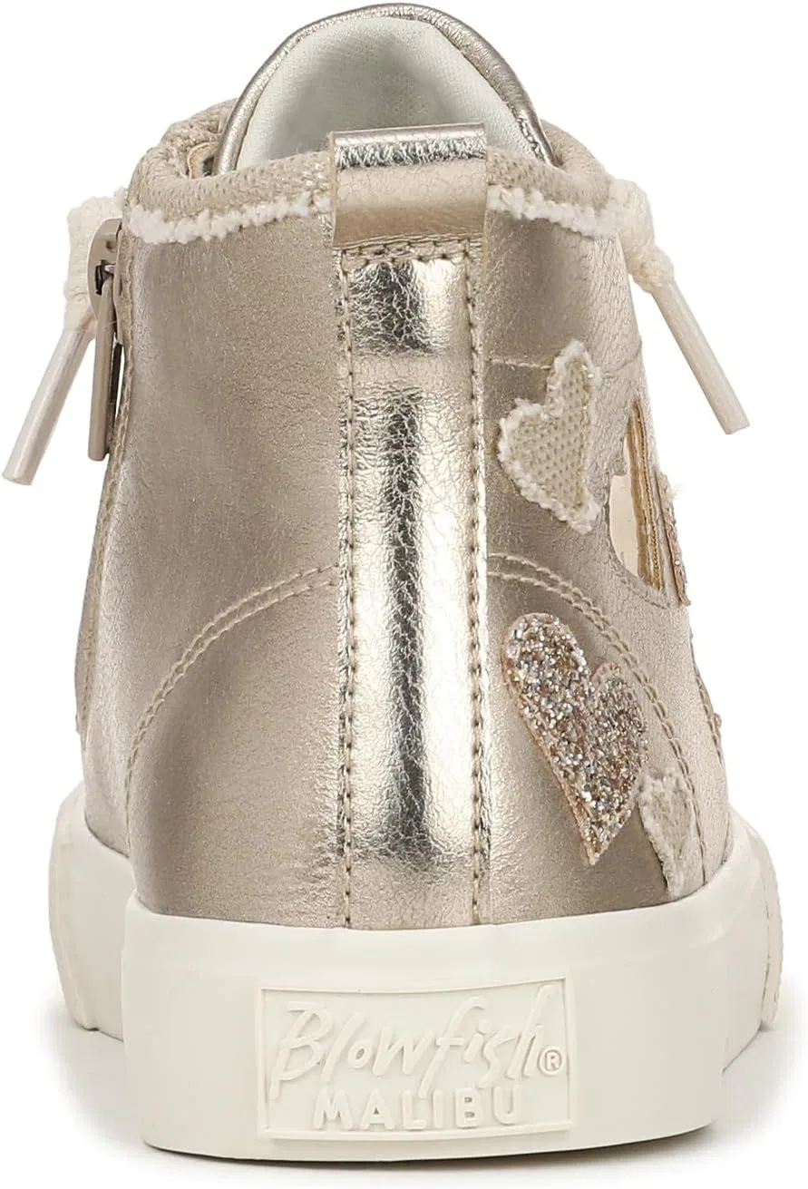 Детские кроссовки для девочек Vibin-k Blowfish Malibu, Platino Gold Faux Leather — фото 4