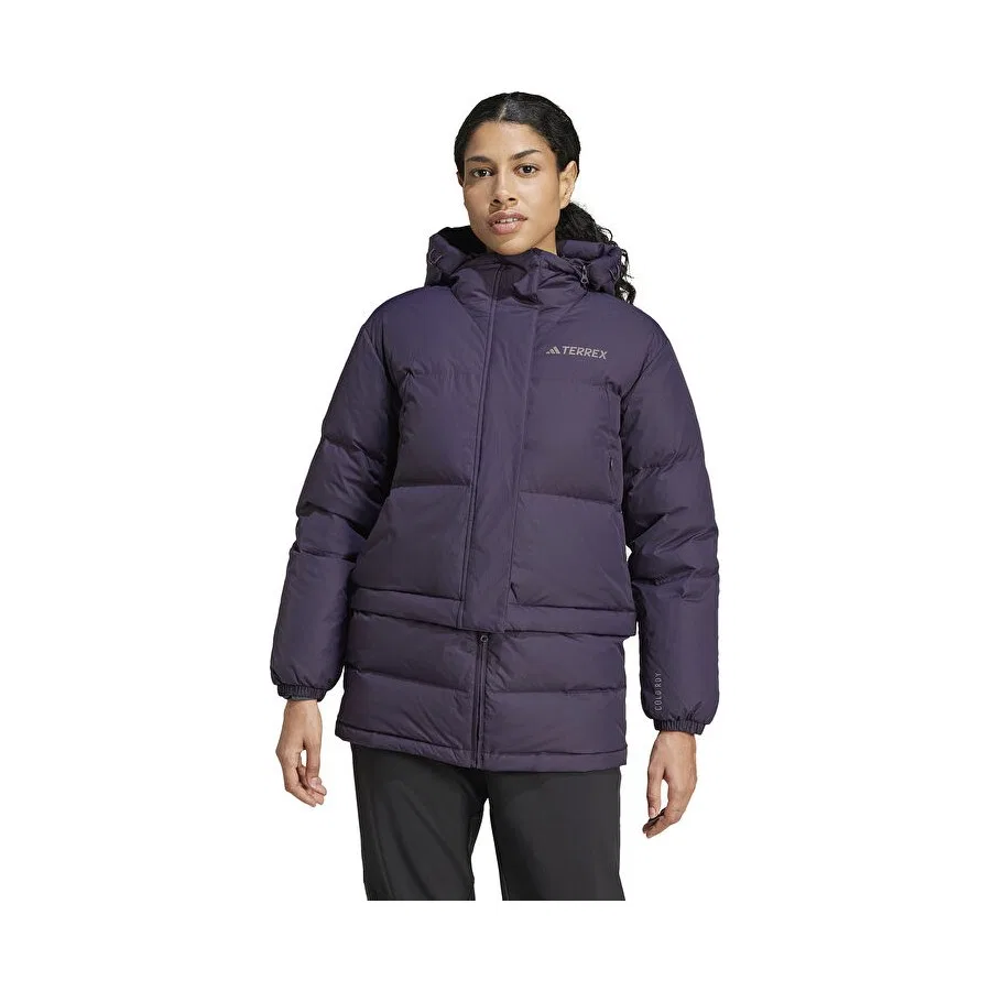 Женская куртка-пуховик с длинным рукавом Xpl W Goose Jkt adidas, Синий