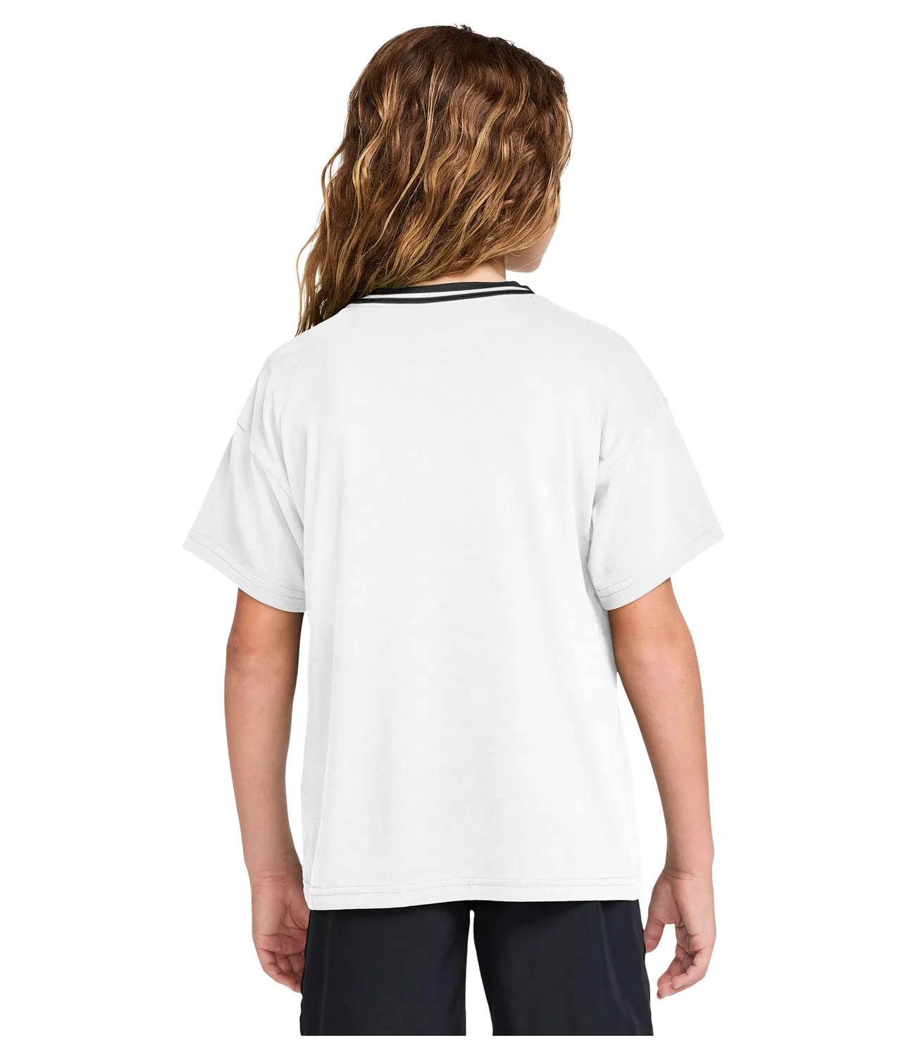 Футболка Dri-FIT Total 90 (для маленьких и больших детей) Nike Kids, White — фото 2