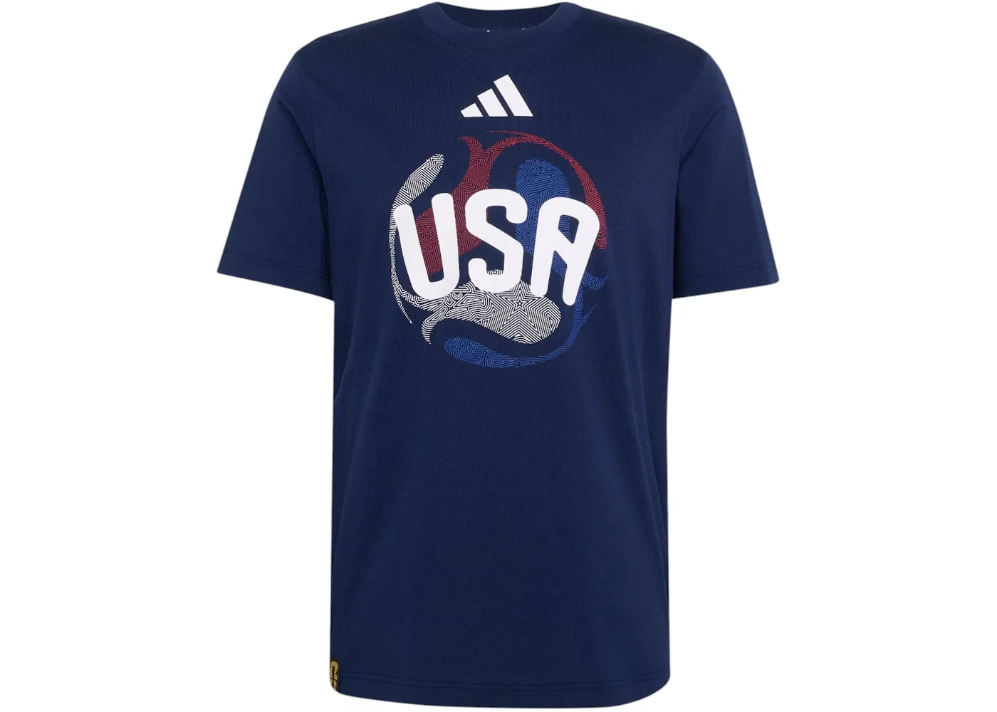 Мужская футболка с принтом Adidas T-Shirt, Team Navy Blue