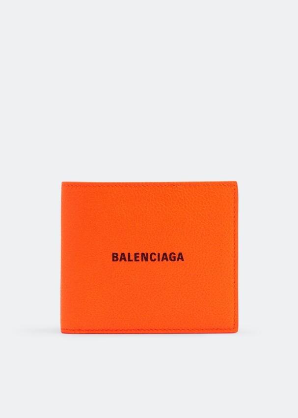 

Кошелек BALENCIAGA Cash square folded wallet, оранжевый