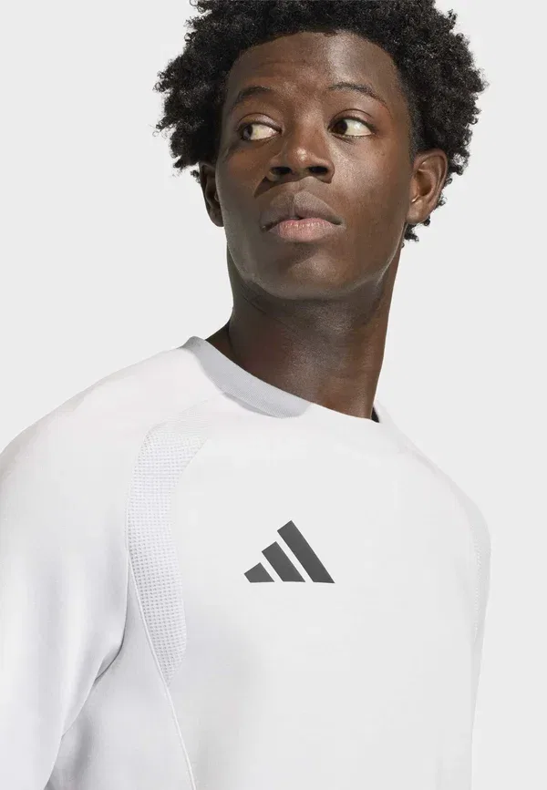 Толстовка для путешествий Tiro Adidas Performance, черный/светло-серый — фото 4