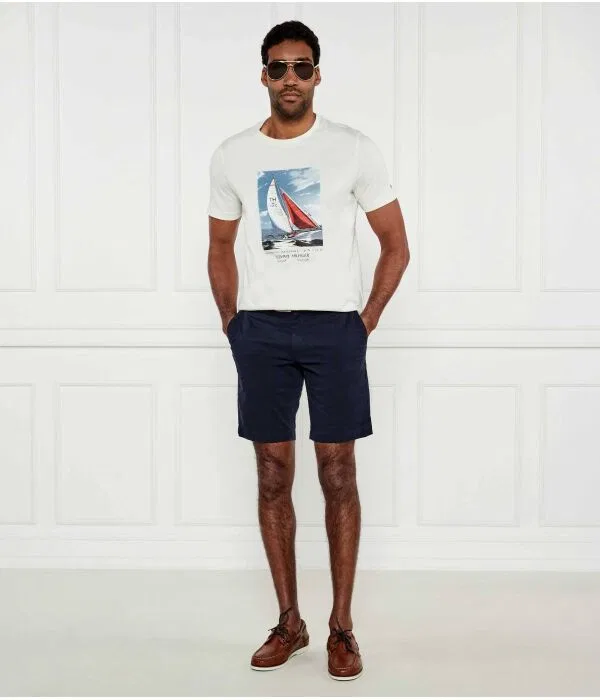 Мужские шорты чинос Slim Fit Calvin Klein, Blu Marino — фото 2