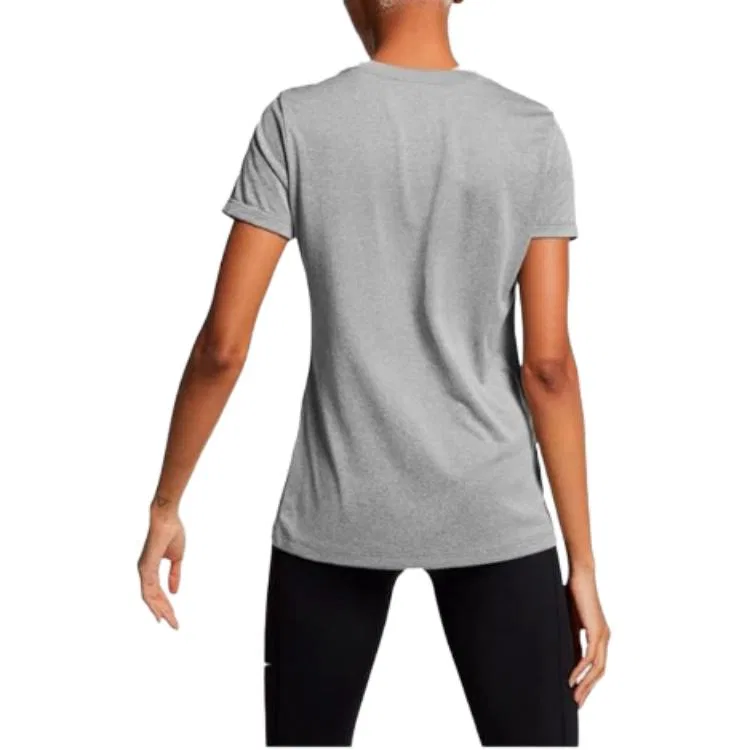 Футболка женская серая crew neck Nike, Gray — фото 3