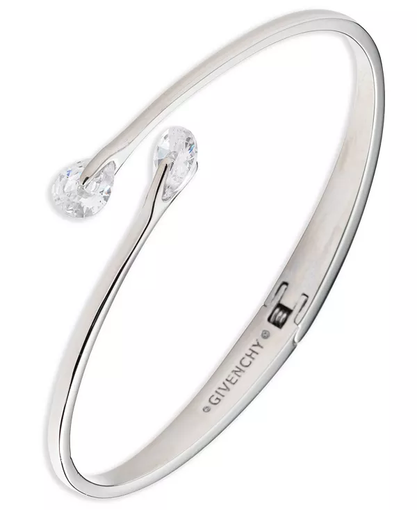 

Браслет-Манжета золотистого оттенка с кубическим цирконием Givenchy, silver