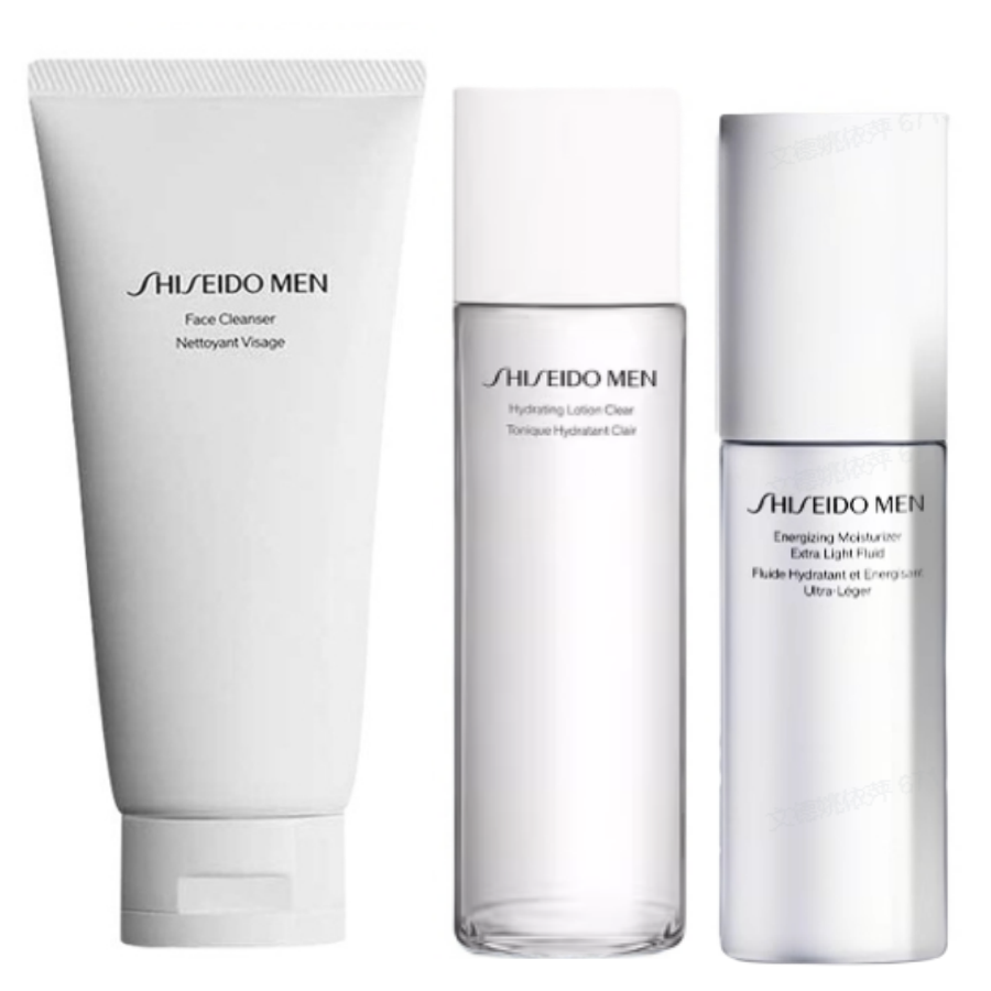 

ZISHENGTANG мужской набор для ухода за кожей трио: увлажнение, питание, освежение и контроль жирности комплект из 3 штук SHISEIDO