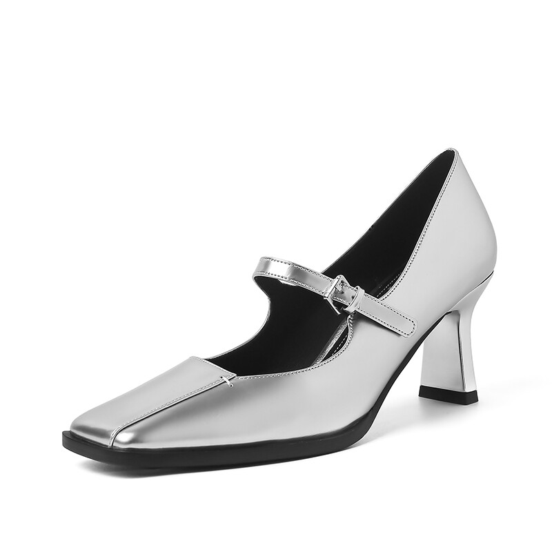 

Туфли AIQINISHA Mary Jane Shoes Women's, серебряный