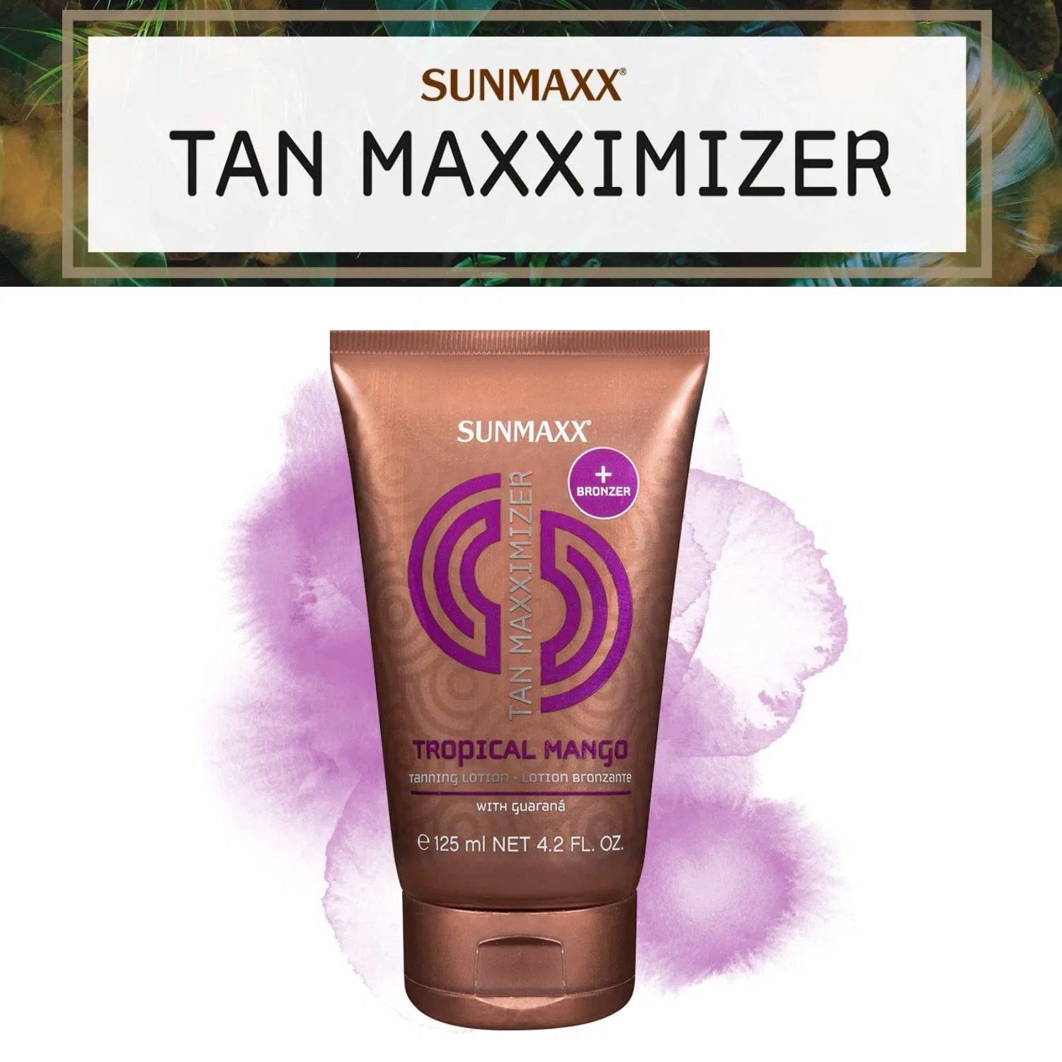 Лосьон для загара «TAN MAXXIMIZER Tropical Mango» с бронзатором от SUNMAXX, 125 мл Sunmaxx — фото 4