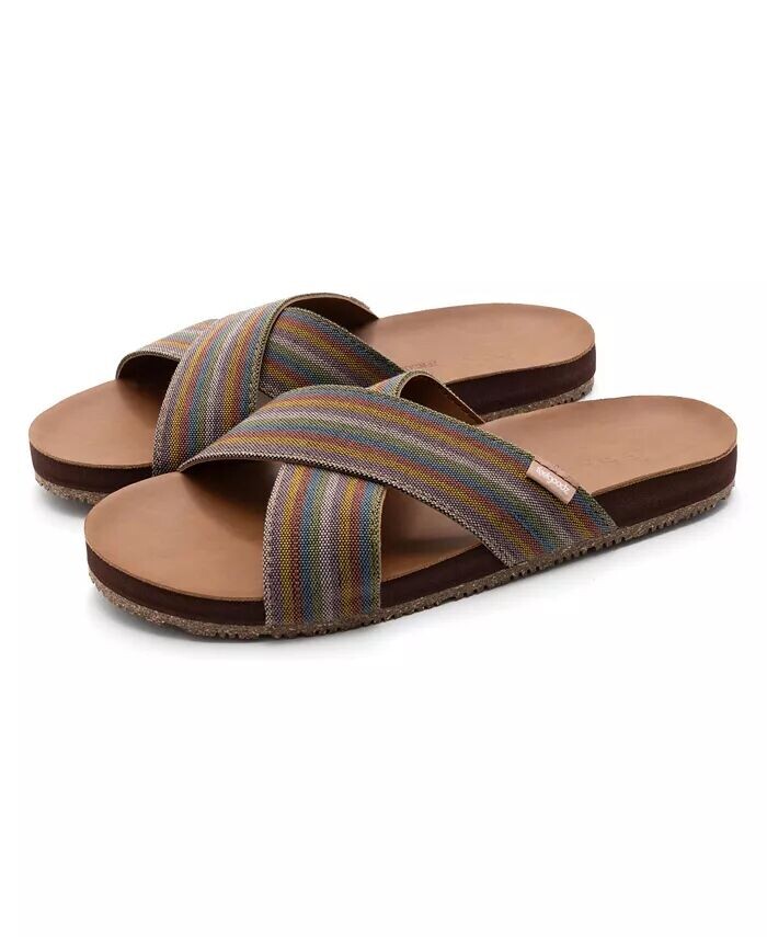 Женские шлепанцы Zensole Cascades из искусственной кожи с двойным ремешком Feelgoodz, мультиколор