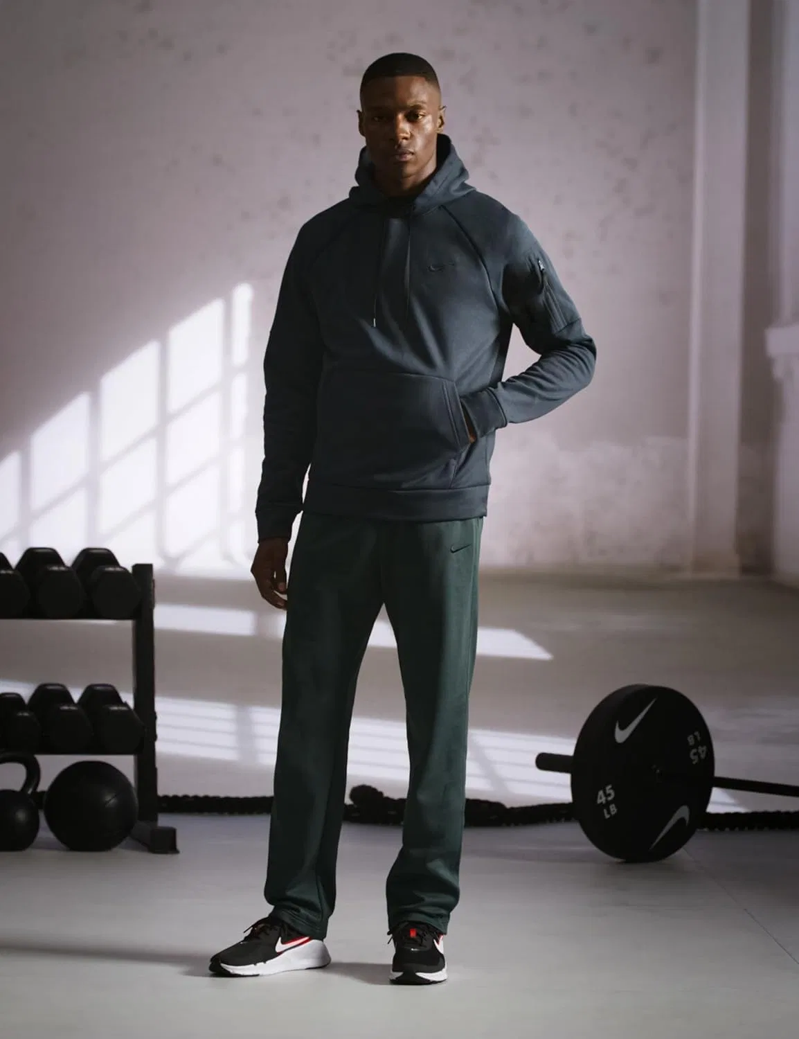 Кроссовки для тренировок Nike Flex Train HV9972 для мужчин, Black White University Red — фото 3