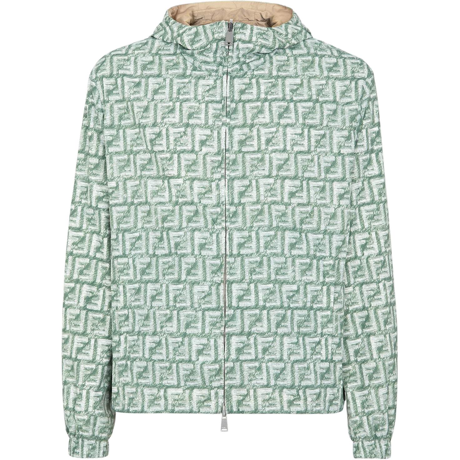 

FENDI Реверсивная худи с капюшоном, Green