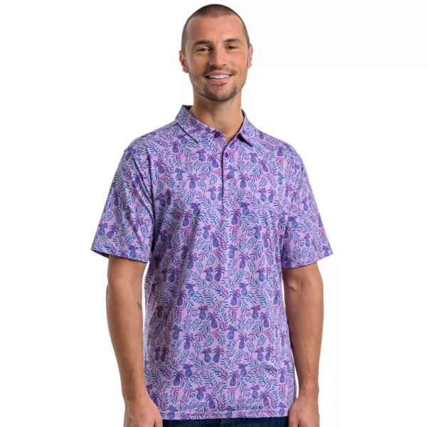

Мужское поло из ананаса Antigua, цвет light lilac heather