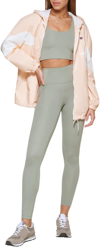 

Levi's Женская ветровка из нейлона с цветными блоками, Peach/White