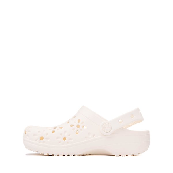 

Сабо Crocs Classic Floral Cut-Out Clog, цвет Chalk