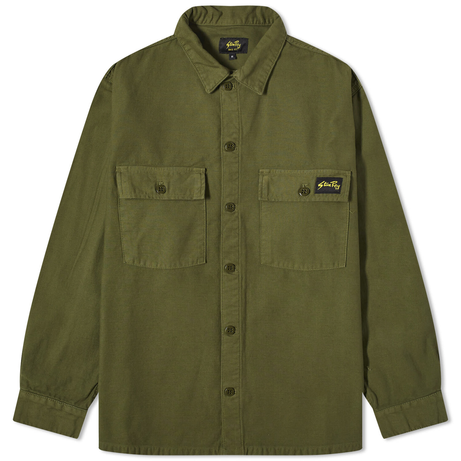 

Рубашка Stan Ray Cpo Overshirt, цвет Olive Sateen