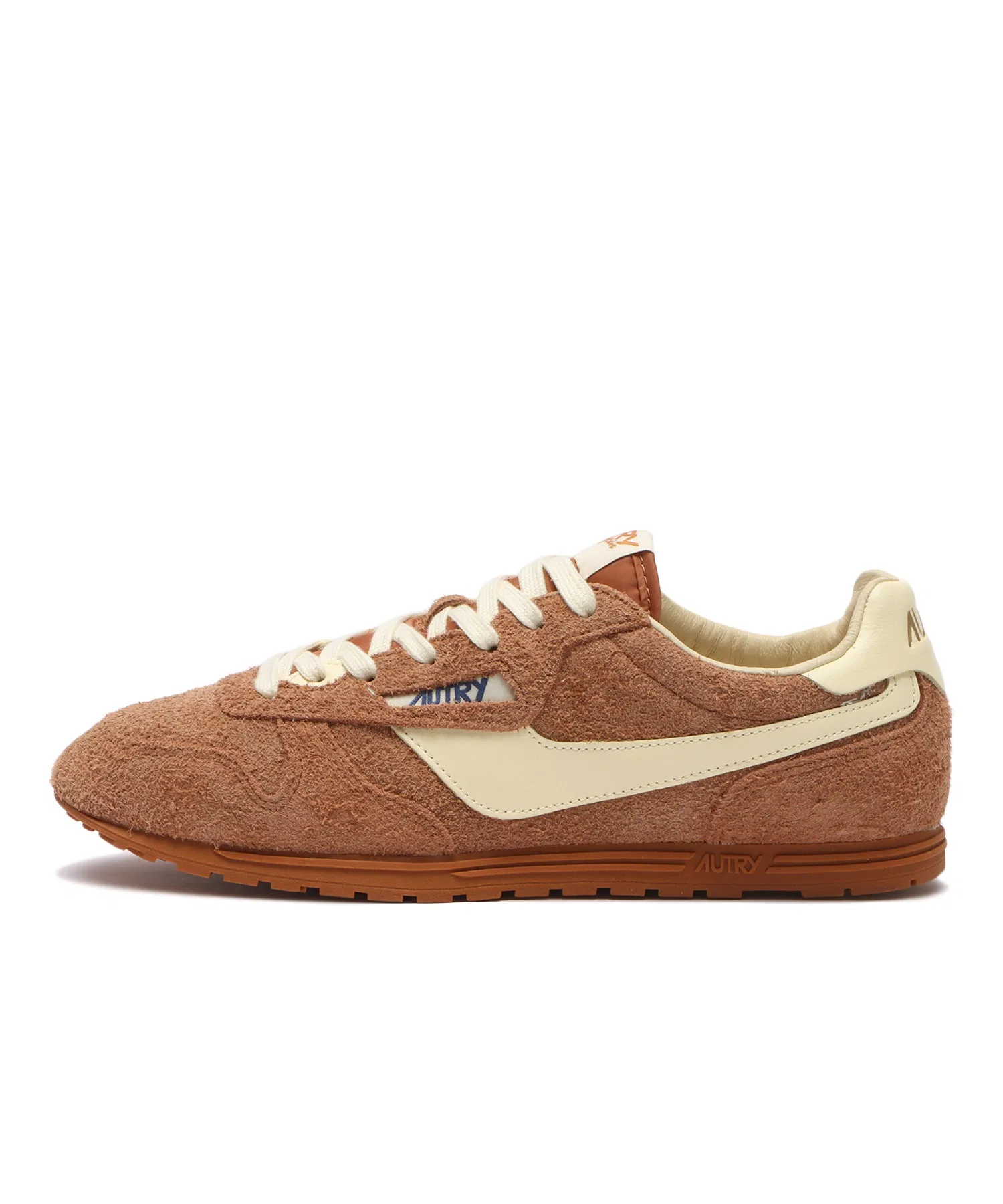 Мужские кроссовки AUTRY WINDSPIN LOW из кожи коричневые