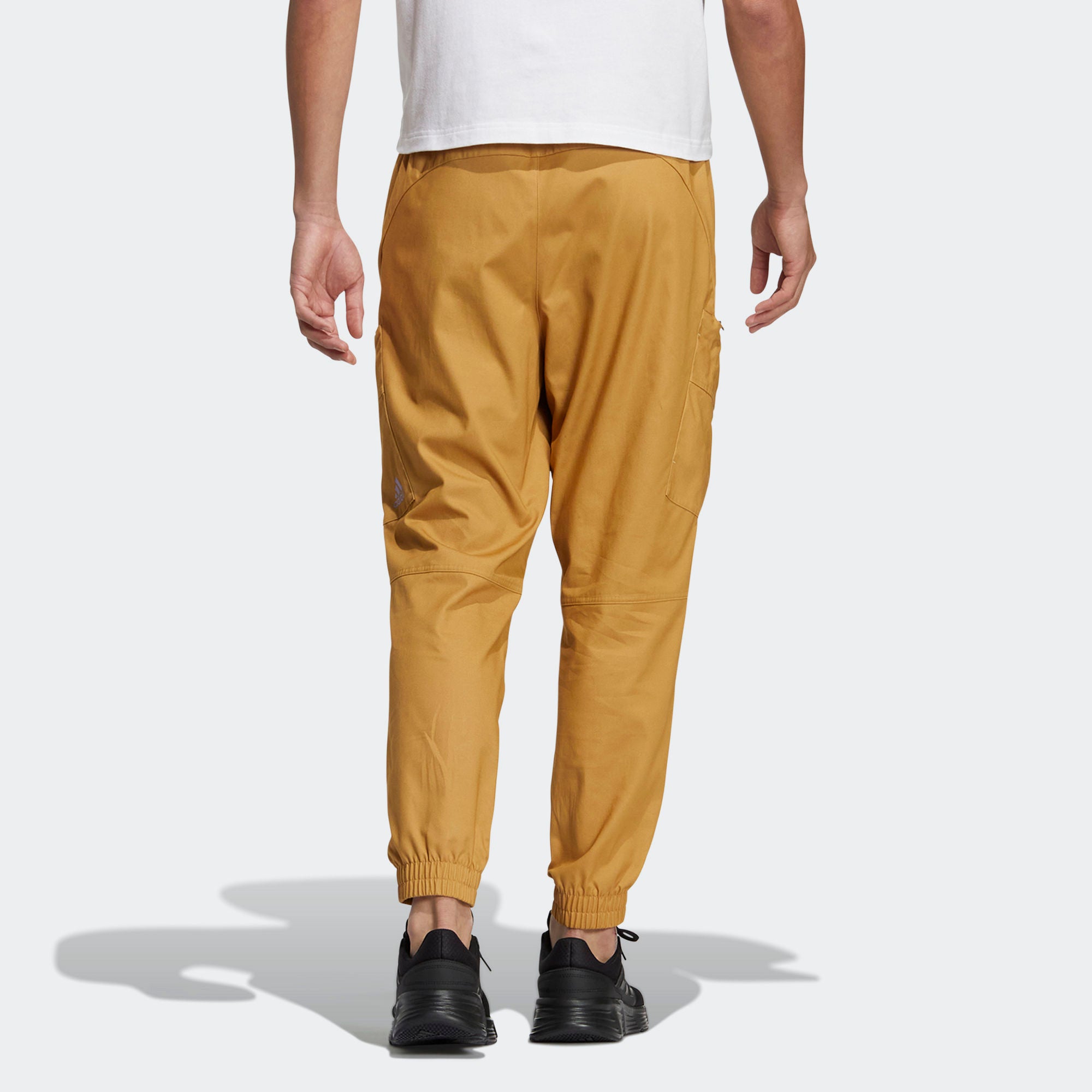 Повседневные брюки adidas Cargo Leisure Pants 'Yellow' HM2991 — фото 3